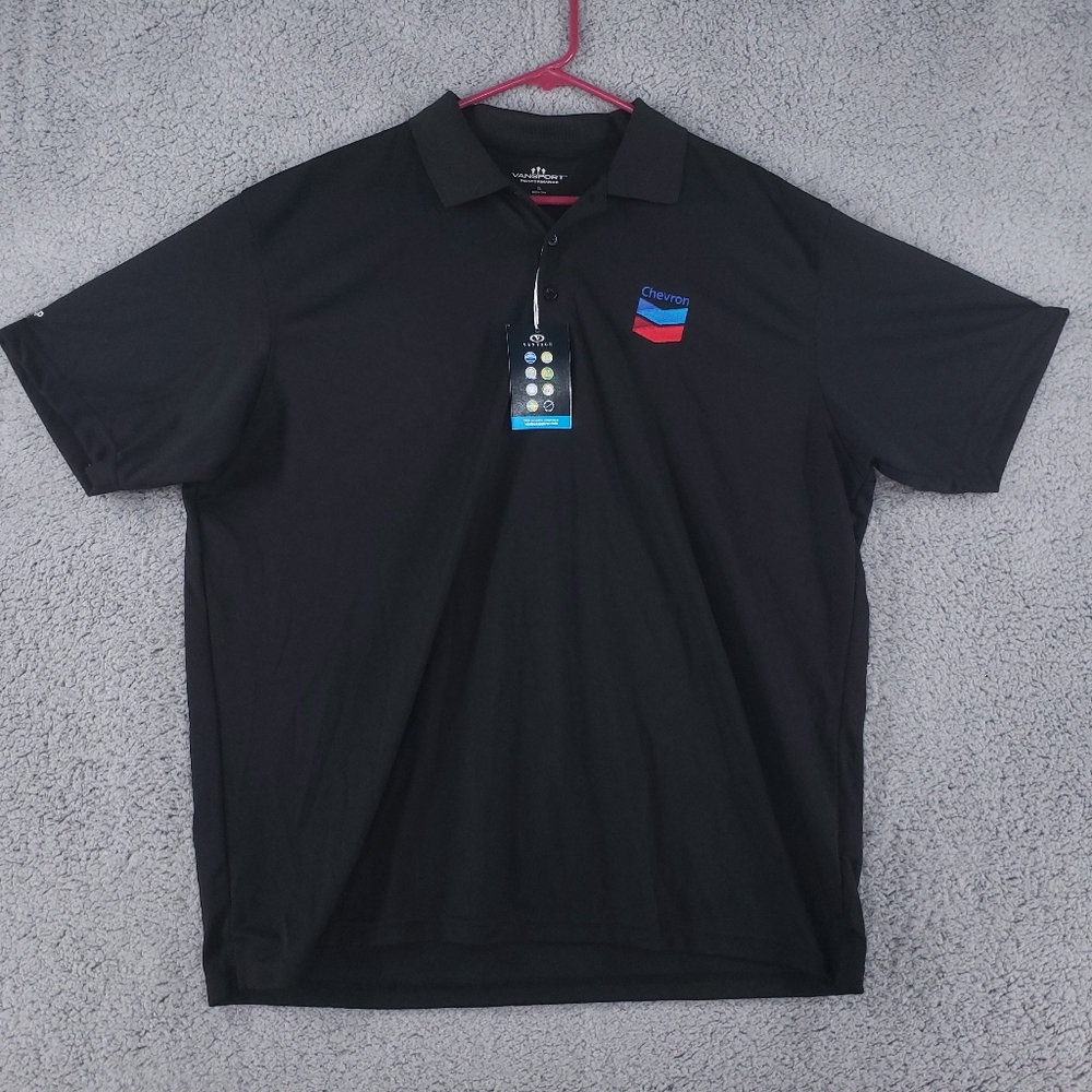 🚫SOLD🚫Vansport chevron employee work polo shirt mens size XL NWT